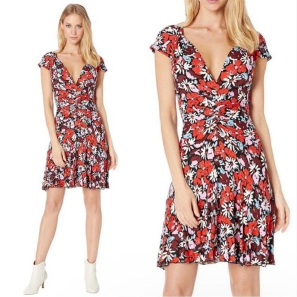NWT Free People Key To Your Heart Floral Mini Dress. Size Large - Picture 6 of 15